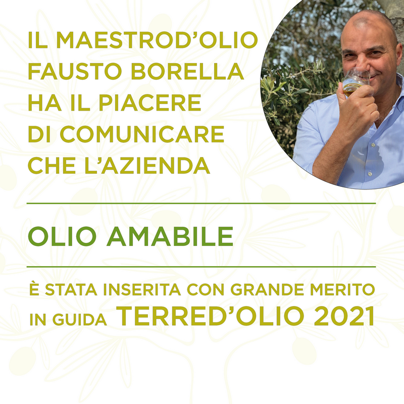 Maestro Fausto Borella, guida terre dell'olio 2021 - Azienda Agricola Amabile