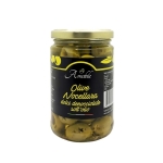 Olive Nocellara verdi dolci denocciolate sott'olio in vaso